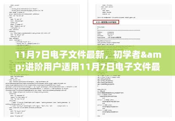 初学者与进阶用户适用的最新电子文件操作指南(11月7日更新版)