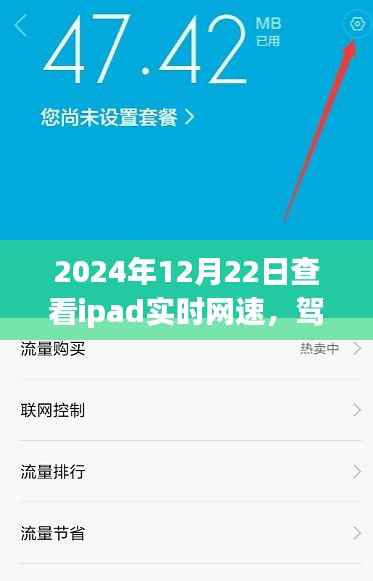 iPad网速实时监测,驾驭未来,见证跃变成长之路