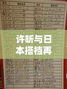 许昕与日本搭档再创佳绩，最新合作动态揭秘